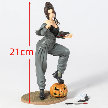 Female Michael Myers Collectible Scary Parody Horror Figure Model Statue PVC 7" [Boxed]