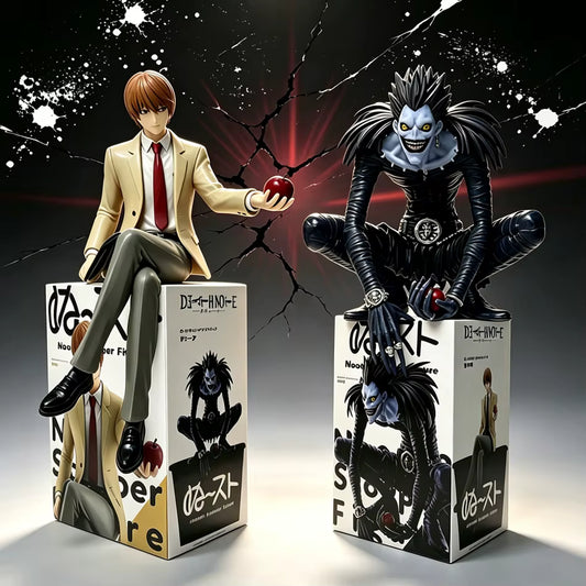 Light Yagami and Ryuk Death Note Noodle Stopper Anime Figures PVC  6" [Boxed]