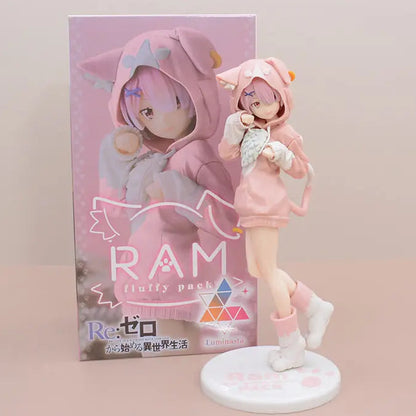 Mofumofu Pack Re:Zero Starting Life in Another World Anime Figure Model Statue PVC 7.8" [Boxed]
