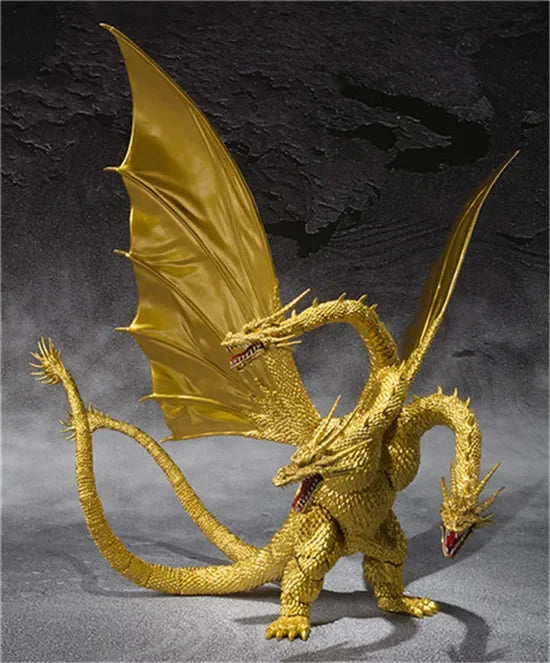 King Ghidorah Godzilla: King of the Monsters Movie Action Figure Model PVC 11.5" [No Box]
