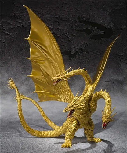 King Ghidorah Godzilla: King of the Monsters Movie Action Figure Model PVC 11.5" [No Box]
