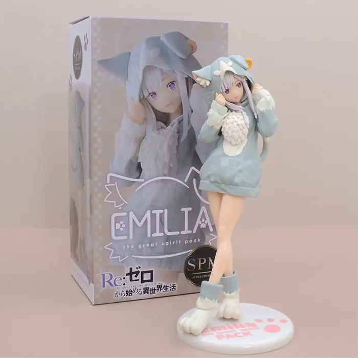 Mofumofu Pack Re:Zero Starting Life in Another World Anime Figure Model Statue PVC 7.8" [Boxed]