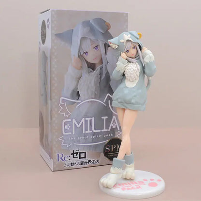 Mofumofu Pack Re:Zero Starting Life in Another World Anime Figure Model Statue PVC 7.8" [Boxed]