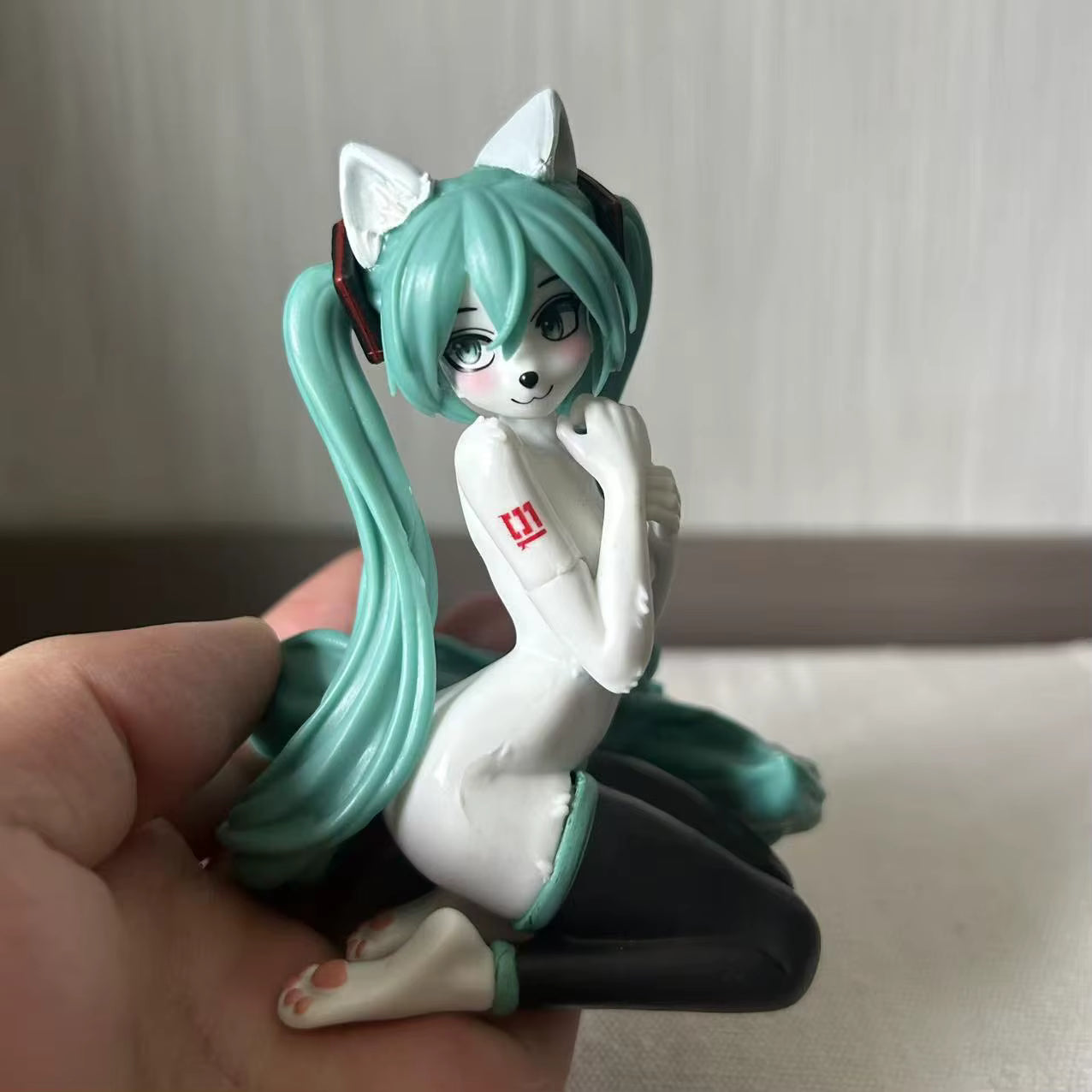 Hatsune Miku Furry Ver. Virtual Idol Anime Figure Model Statue PVC 5" [Adult Collectible]