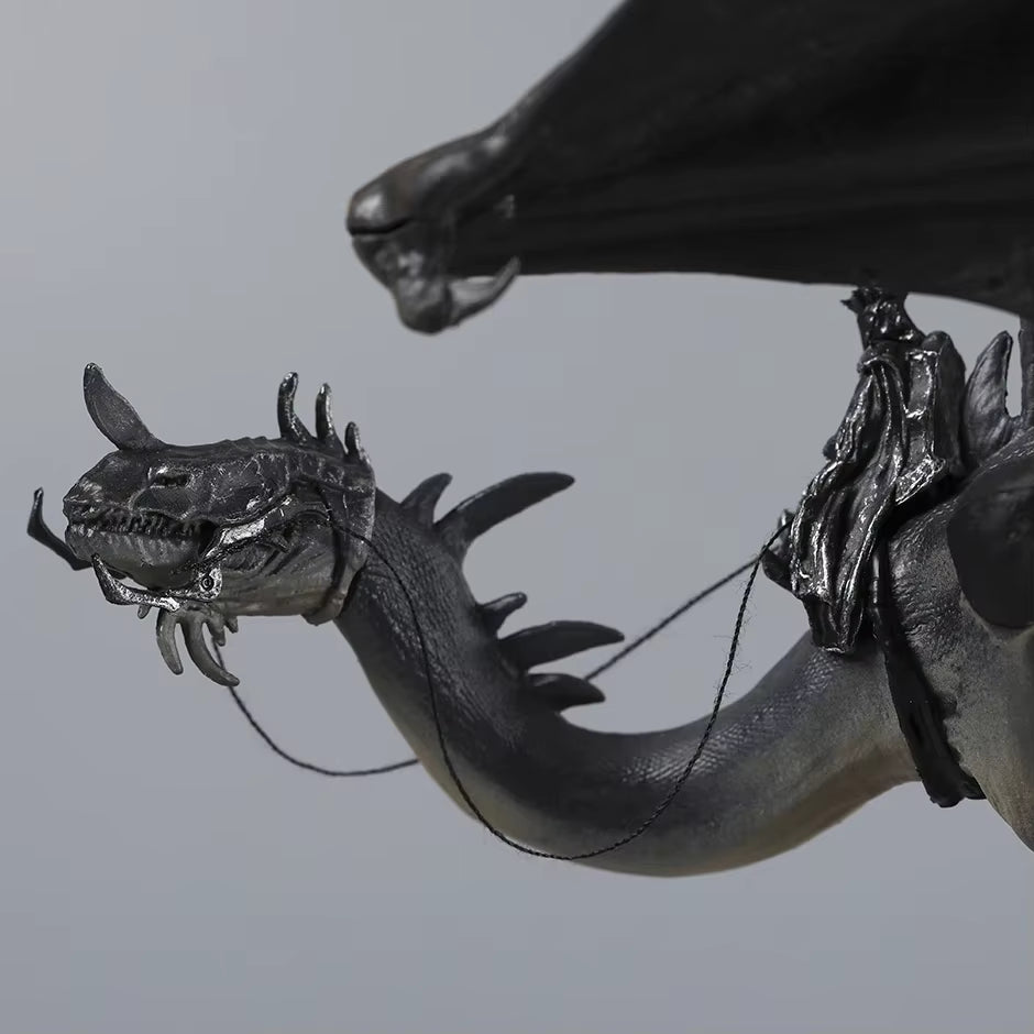 Witch-King Riding Fell Beast The Lord of the Rings Figure Model Statue PVC 6.2" [Boxed]