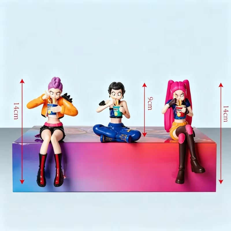 KPop Demon Hunters — HUNTR/X Noodle Break Ver. 3-Piece Set Non-Scale