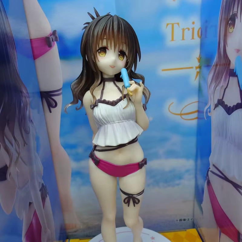 Mikan Yuuki Beachwear To LOVE-Ru Anime Figure Model Statue PVC 6.5" [Original]