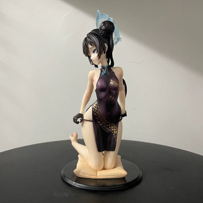 Ryuuge Kisaki Cheongsam Blue Archive Anime Figure Model Statue PVC 7.4" [Adult Collectible]