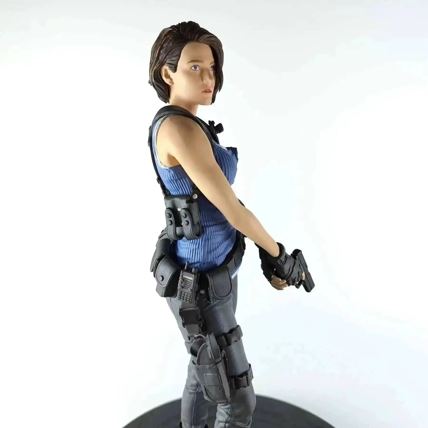Leon Scott Kennedy and Jill Valentine Resident Evil Figure Model Statue PVC 13" [No Box]