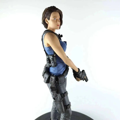 Leon Scott Kennedy and Jill Valentine Resident Evil Figure Model Statue PVC 13" [No Box]