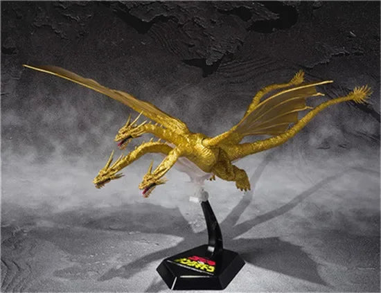 King Ghidorah Godzilla: King of the Monsters Movie Action Figure Model PVC 11.5" [No Box]