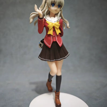 Nao Tomori School Uniform Charlotte Anime Figure Model Statue PVC 7.6" [Boxed]