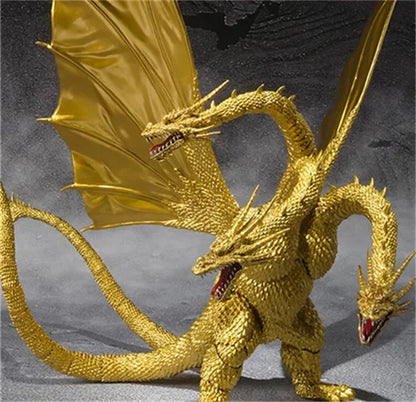 King Ghidorah Godzilla: King of the Monsters Movie Action Figure Model PVC 11.5" [No Box]