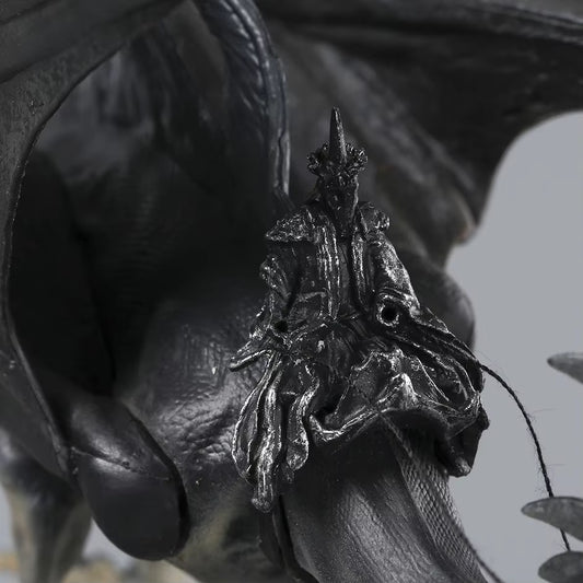 Witch-King Riding Fell Beast The Lord of the Rings Figure Model Statue PVC 6.2" [Boxed]