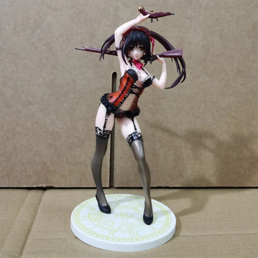 Kurumi Tokisaki Lingerie Date A Live Anime Figure Model Statue PVC 9" [Adult Collectible]