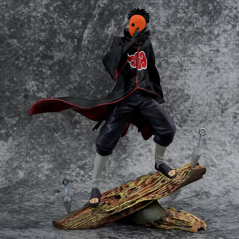 Obito Uchiha Kamui Akatsuki Naruto Anime Collectible Rare Figure PVC 9" [Boxed]