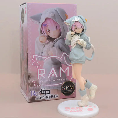 Mofumofu Pack Re:Zero Starting Life in Another World Anime Figure Model Statue PVC 7.8" [Boxed]