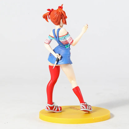 Female Chucky Collectible Scary Parody Horror Figure Model Statue PVC 7" [No Box]