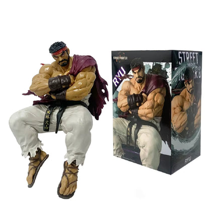 Chun-Li and Ryu Street Fighter Collectible Action Figure Model Statues PVC [Boxed] 5.5"