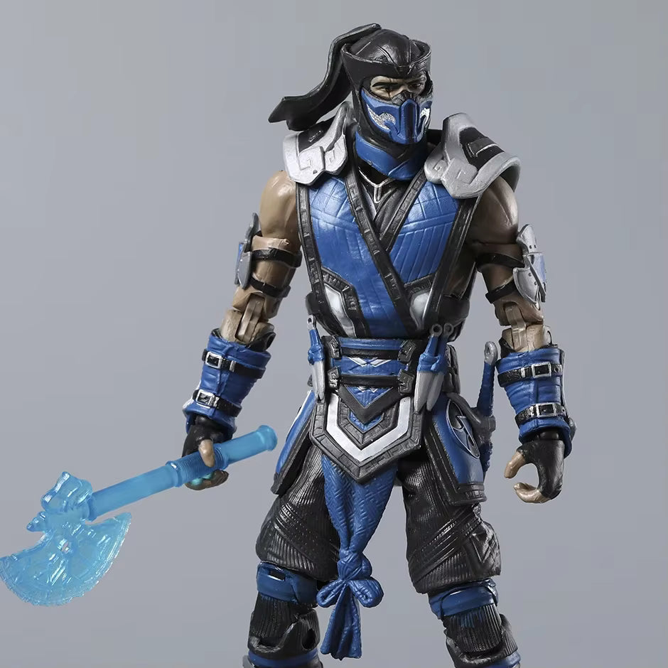 Scorpion and Sub-Zero Mortal Kombat Collectible Action Figure Models PVC 7" [Boxed]