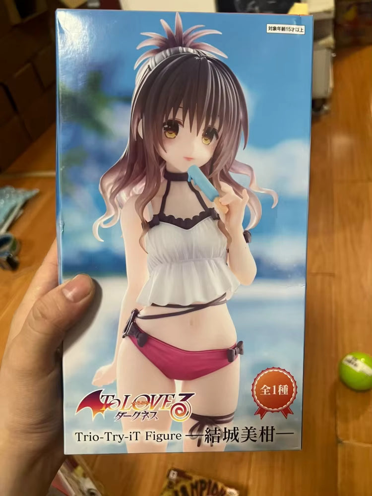 Mikan Yuuki Beachwear To LOVE-Ru Anime Figure Model Statue PVC 6.5" [Original]