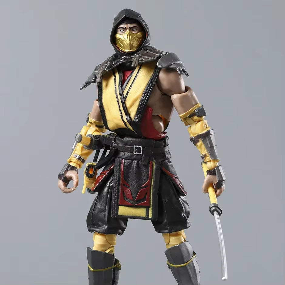 Scorpion and Sub-Zero Mortal Kombat Collectible Action Figure Models PVC 7" [Boxed]