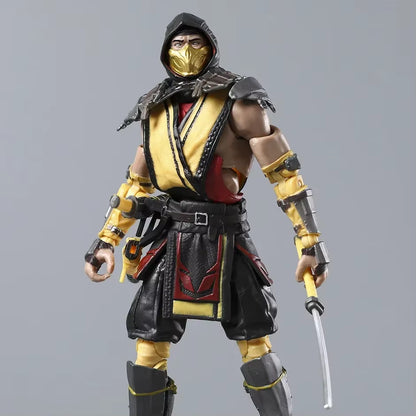 Scorpion and Sub-Zero Mortal Kombat Collectible Action Figure Models PVC 7" [Boxed]