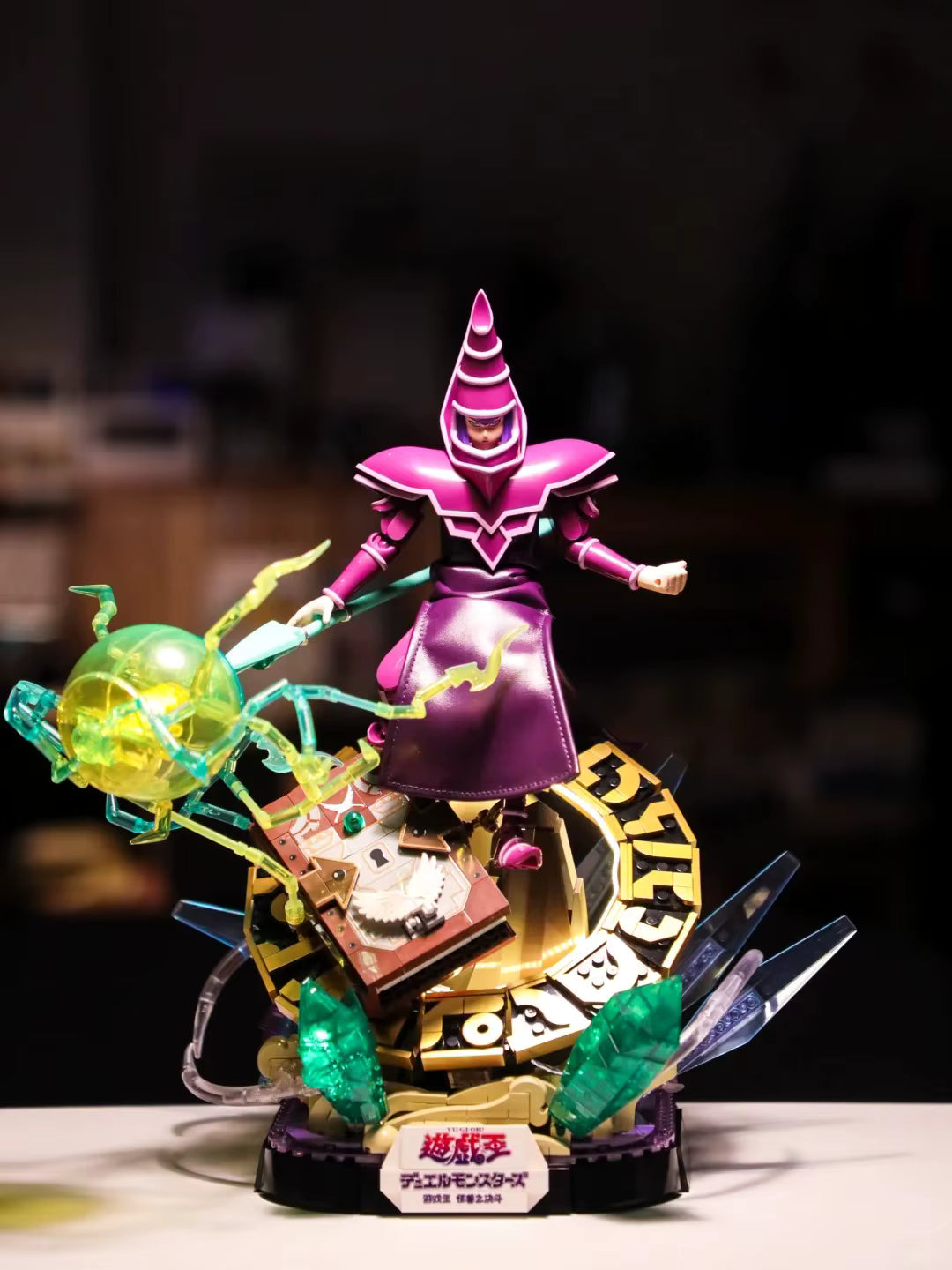 Dark Magician Yu-Gi-Oh! Anime Action Figure PVC 14" [No Box : Lego Compatible ]