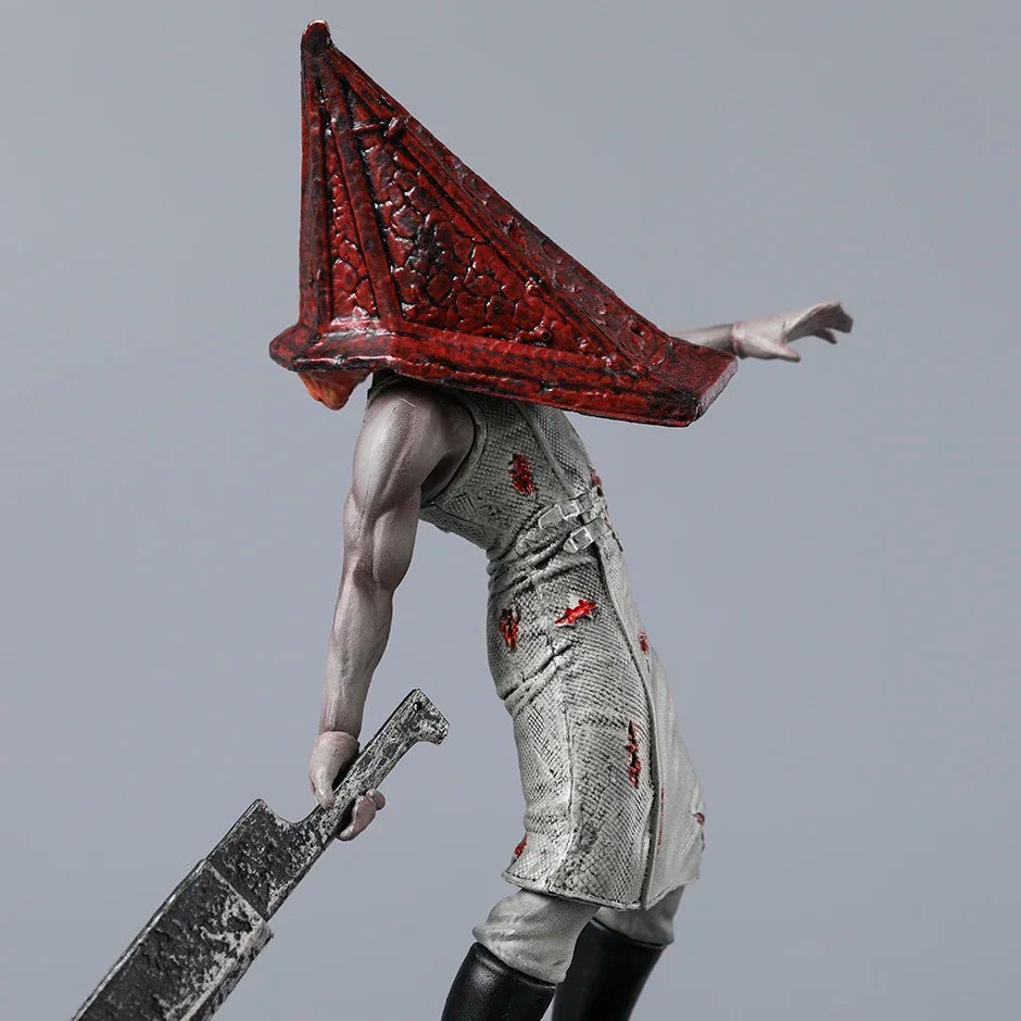 Pyramid Head and Dark Nurse Silent Hill Horror Movie Monster Figure Statue Model PVC [Boxed]