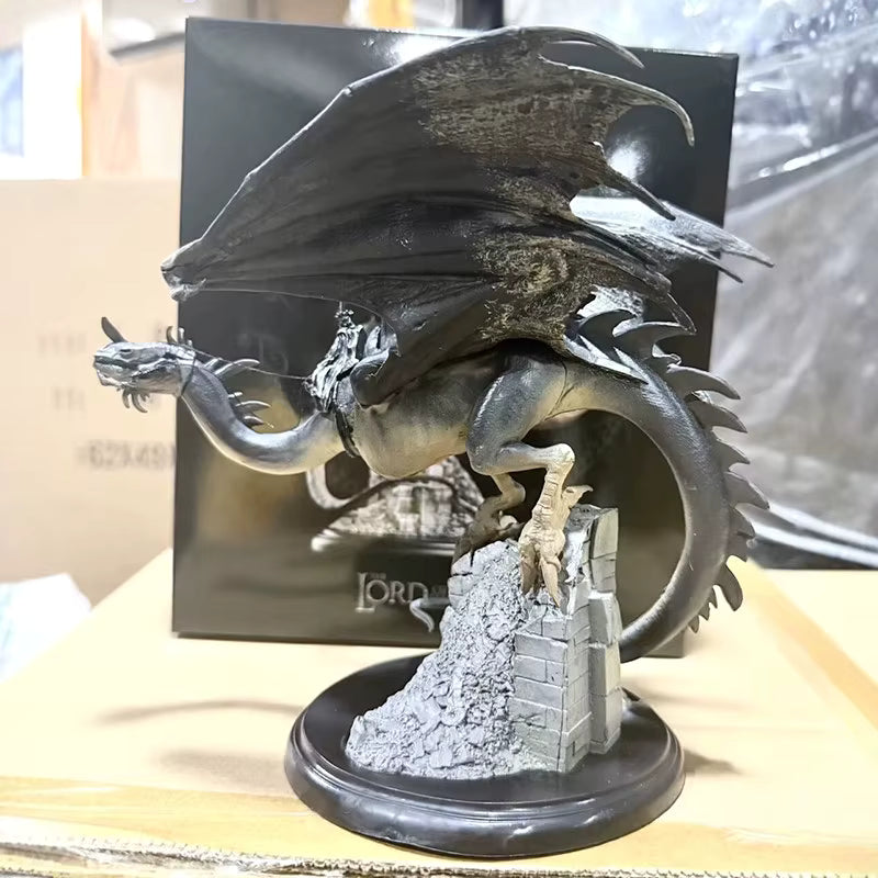 Witch-King Riding Fell Beast The Lord of the Rings Figure Model Statue PVC 6.2" [Boxed]