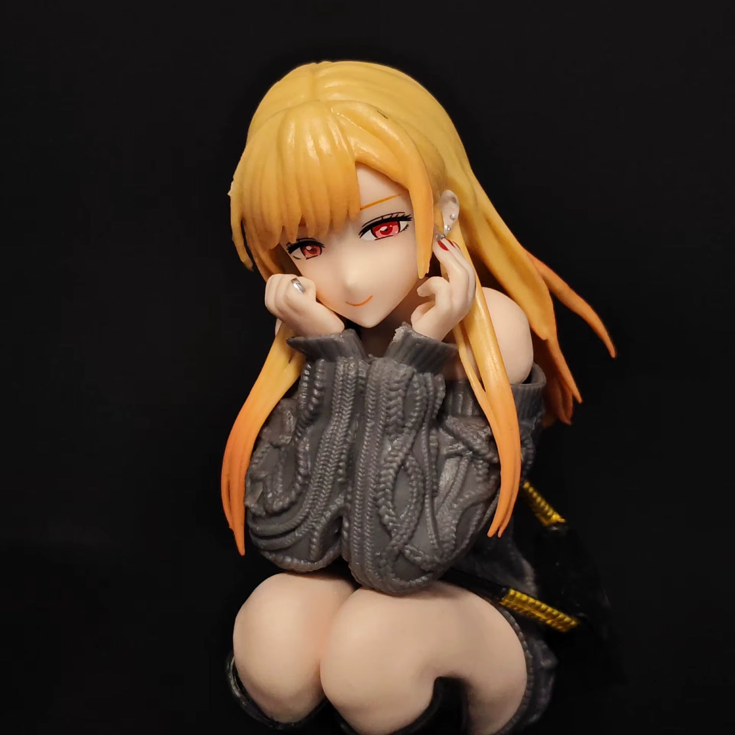 Marin Kitagawa Knit Ver. My Dress-Up Darling Desktop Anime Figure Model PVC 5" [No Box]