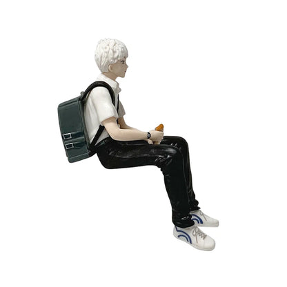 Tsujinaka & Hikaru Sitting The Summer Hikaru Died Desktop Anime Figure Model PVC 5" [Boxed]