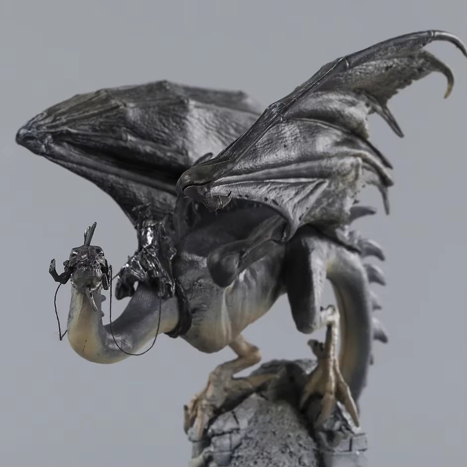 Witch-King Riding Fell Beast The Lord of the Rings Figure Model Statue PVC 6.2" [Boxed]
