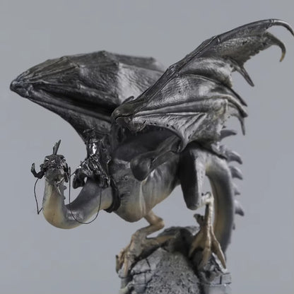 Witch-King Riding Fell Beast The Lord of the Rings Figure Model Statue PVC 6.2" [Boxed]