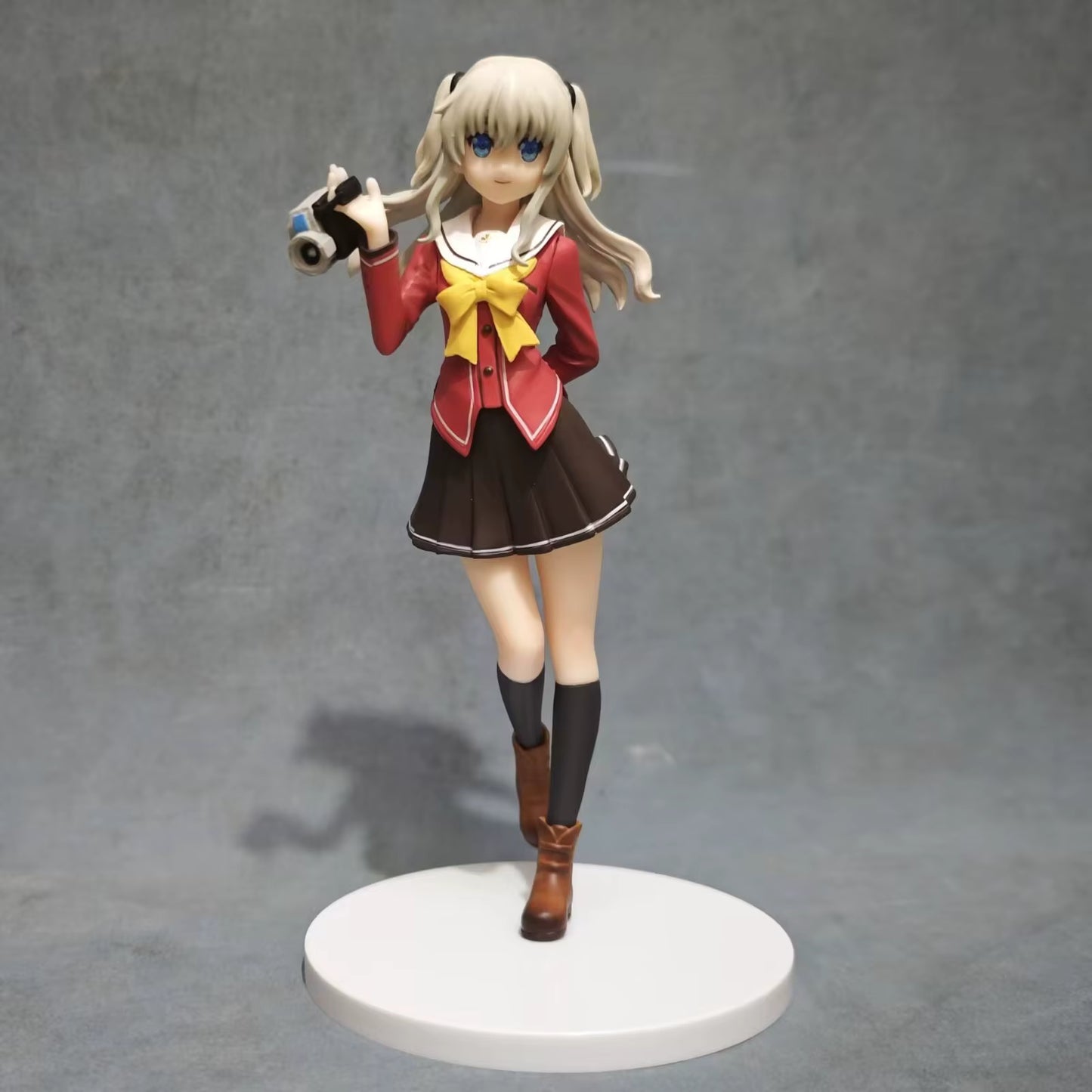 Nao Tomori School Uniform Charlotte Anime Figure Model Statue PVC 7.6" [Boxed]