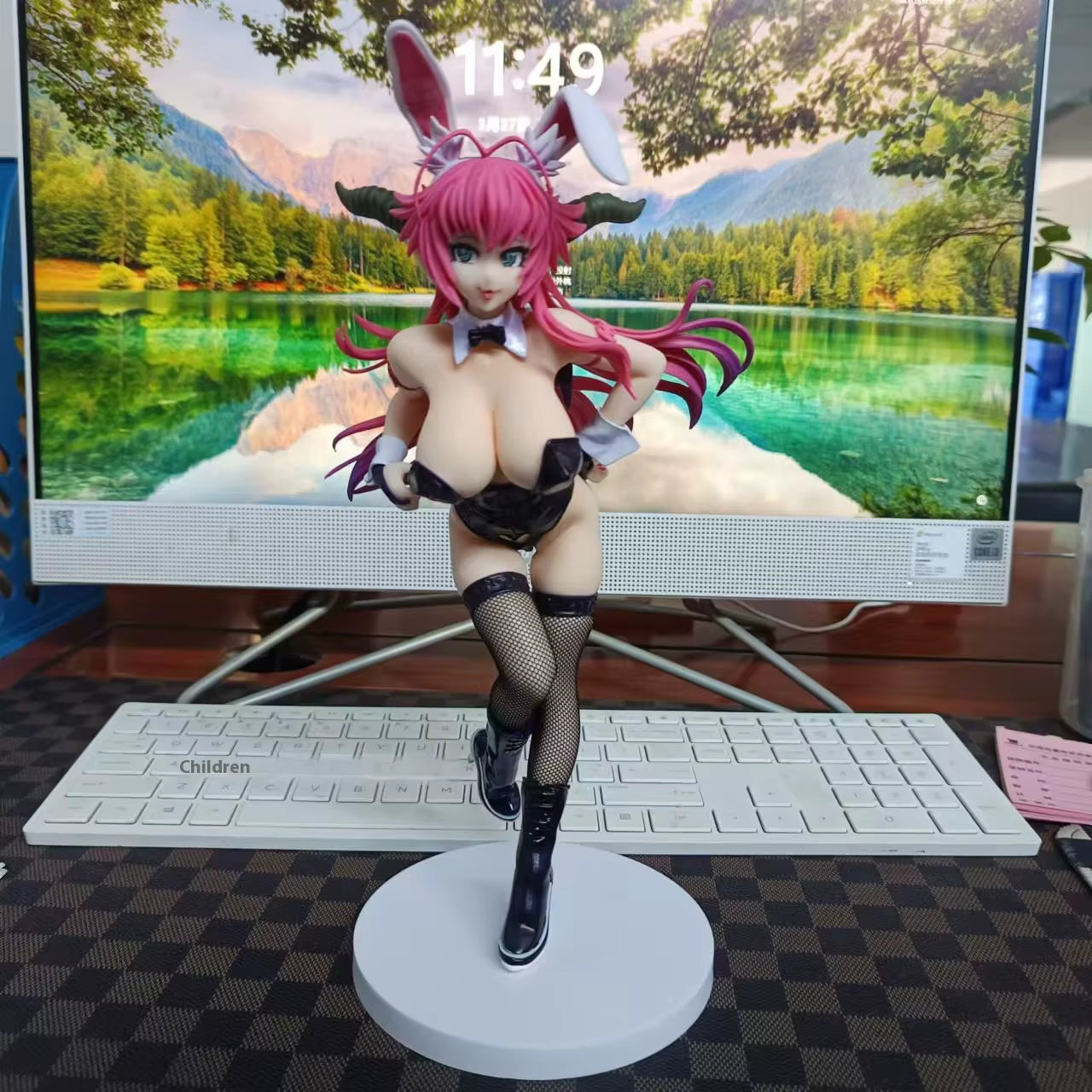 Asmodeus Bunny Ver. The Seven Deadly Sins Anime Figure Model Statue PVC 10.5" [Adult Collectible]