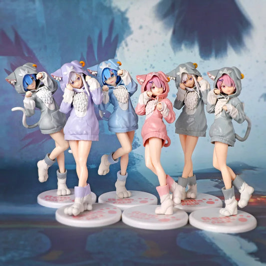 Mofumofu Pack Re:Zero Starting Life in Another World Anime Figure Model Statue PVC 7.8" [Boxed]