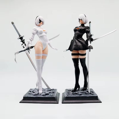 NieR:Automata: YoRHa No.2 Type B (2B) Combat Suit & Dress Ver. 1/7 Scale Figure