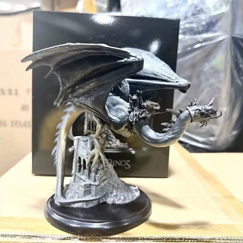 Witch-King Riding Fell Beast The Lord of the Rings Figure Model Statue PVC 6.2" [Boxed]