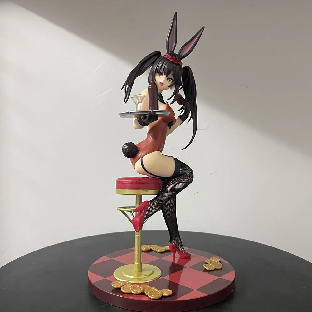 Kurumi Tokisaki Bunny Date A Live Anime Figure Model Statue PVC 11" [Adult Collectible]