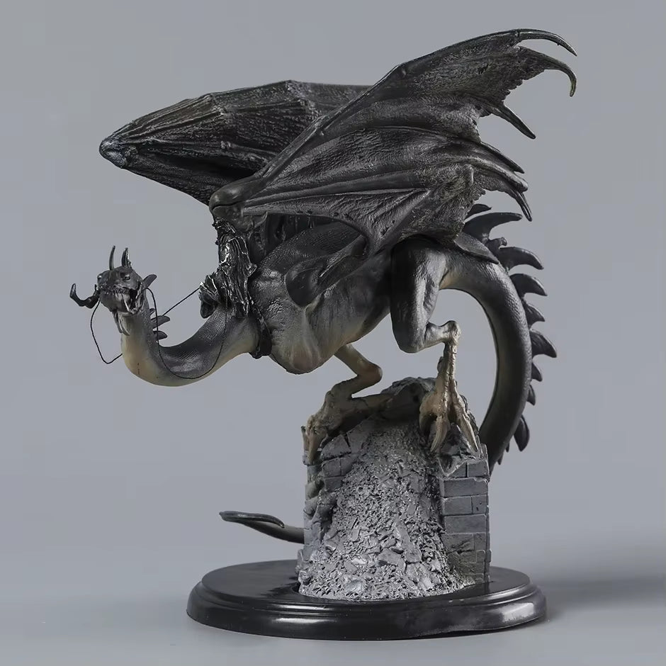 Witch-King Riding Fell Beast The Lord of the Rings Figure Model Statue PVC 6.2" [Boxed]