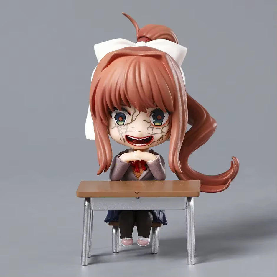 Doki Doki Literature Club!: Monika Adjustable Chibi Ver. Non-Scale Figure