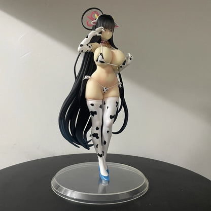 Rio Tsukatsuki Cow Bikini Blue Archive Anime Figure Model Statue PVC 9.8" [Adult Collectible]