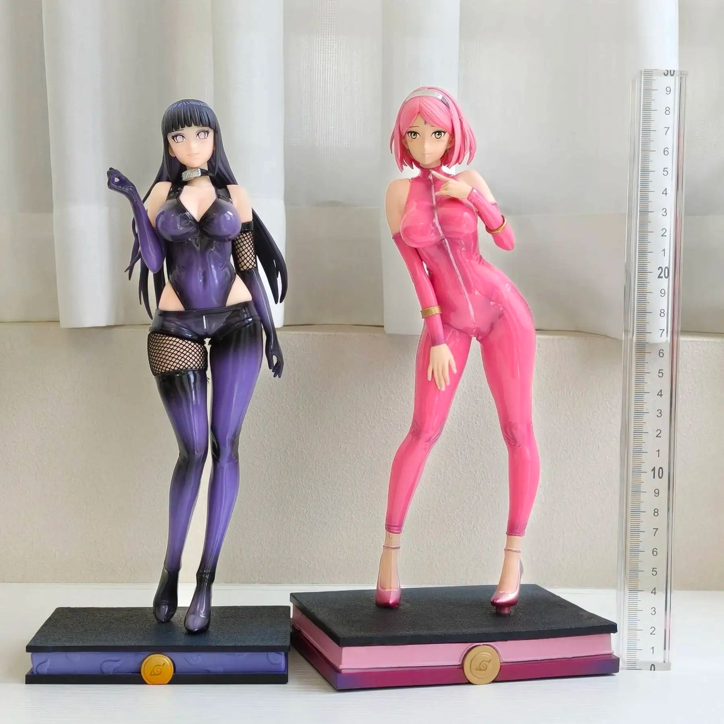Hinata Hyuga and Sakura Haruno Rave Ver. Shippuden Anime Figure PVC 11.8" [Adult Collectible]