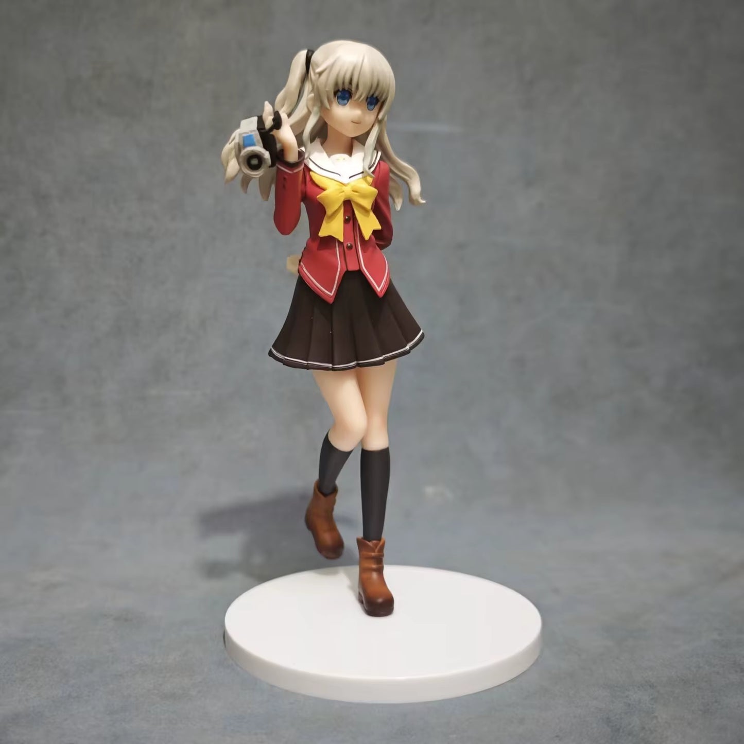 Nao Tomori School Uniform Charlotte Anime Figure Model Statue PVC 7.6" [Boxed]