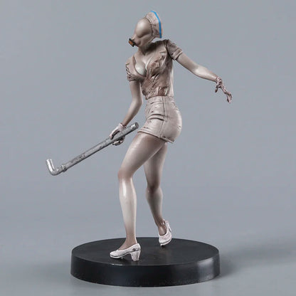 Pyramid Head and Dark Nurse Silent Hill Horror Movie Monster Figure Statue Model PVC [Boxed]