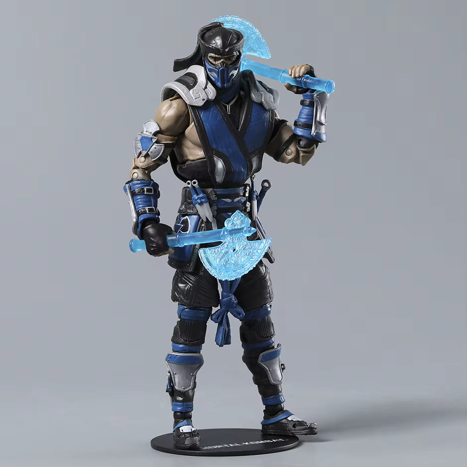 Scorpion and Sub-Zero Mortal Kombat Collectible Action Figure Models PVC 7" [Boxed]