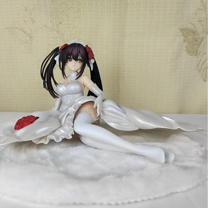 Kurumi Tokisaki Wedding Dress Date A Live Anime Figure Model Statue PVC 3.5" [Adult Collectible]