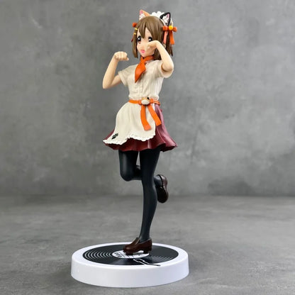 Azusa Nakano & Yui Hirasawa Neko outfit K-ON! Anime Figure Model Statue PVC 7" [No Box]