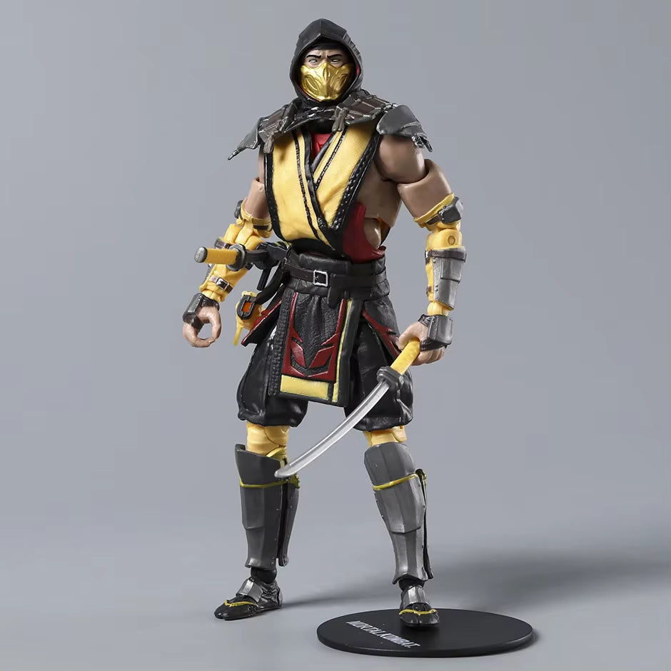 Scorpion and Sub-Zero Mortal Kombat Collectible Action Figure Models PVC 7" [Boxed]